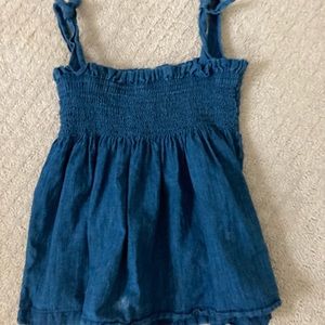 Zara Blue Tie Top!!